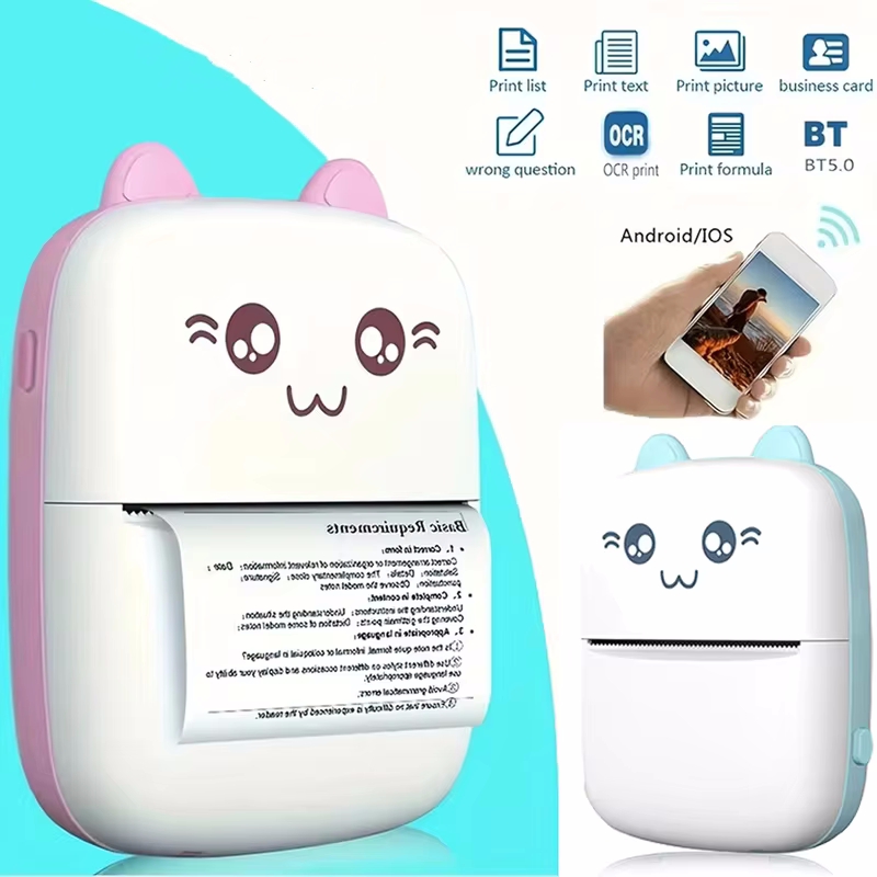 Mini Pocket Thermal Printer Paper Roll - Mini draagbare thermische printer print fotozak