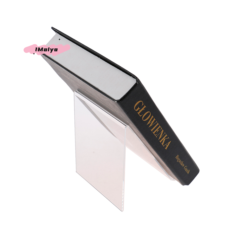 Clear Acrylic Book Stand Holder - M-1pcs Helder acryl displayboekstandaard-ezelhouder voor het