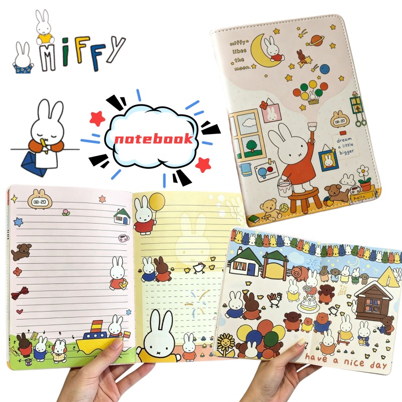 Stationery Books - Nieuwe B6 Miffy Leuke Notebook Geïllustreerde
