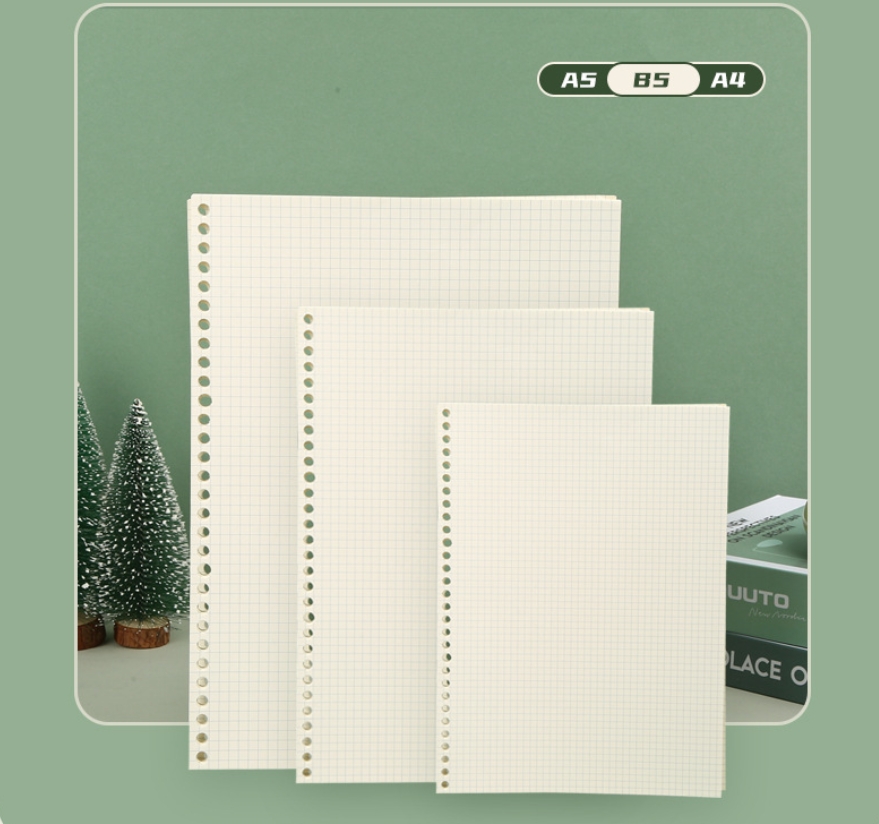 A5 Spiral Dotted Grid Notebook - A5 B5 Lijnraster 20 Gaten Losbladige