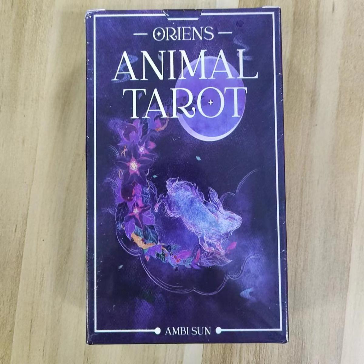 Tarot Deck With Guidebook - 12x7 cm Oriens Animal Tarot 78-delige