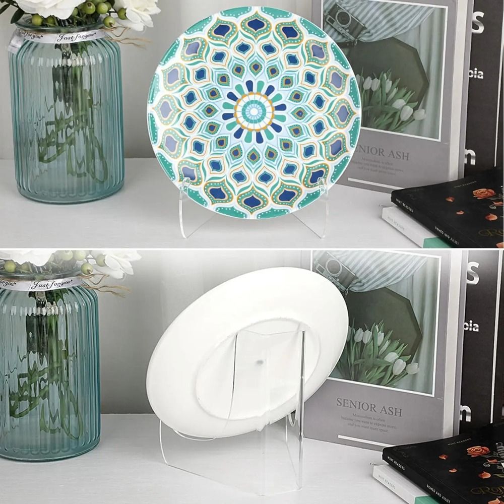 Clear Acrylic Book Stand Holder - Tablethouder Acryl platte plaatstandaard Clear Back