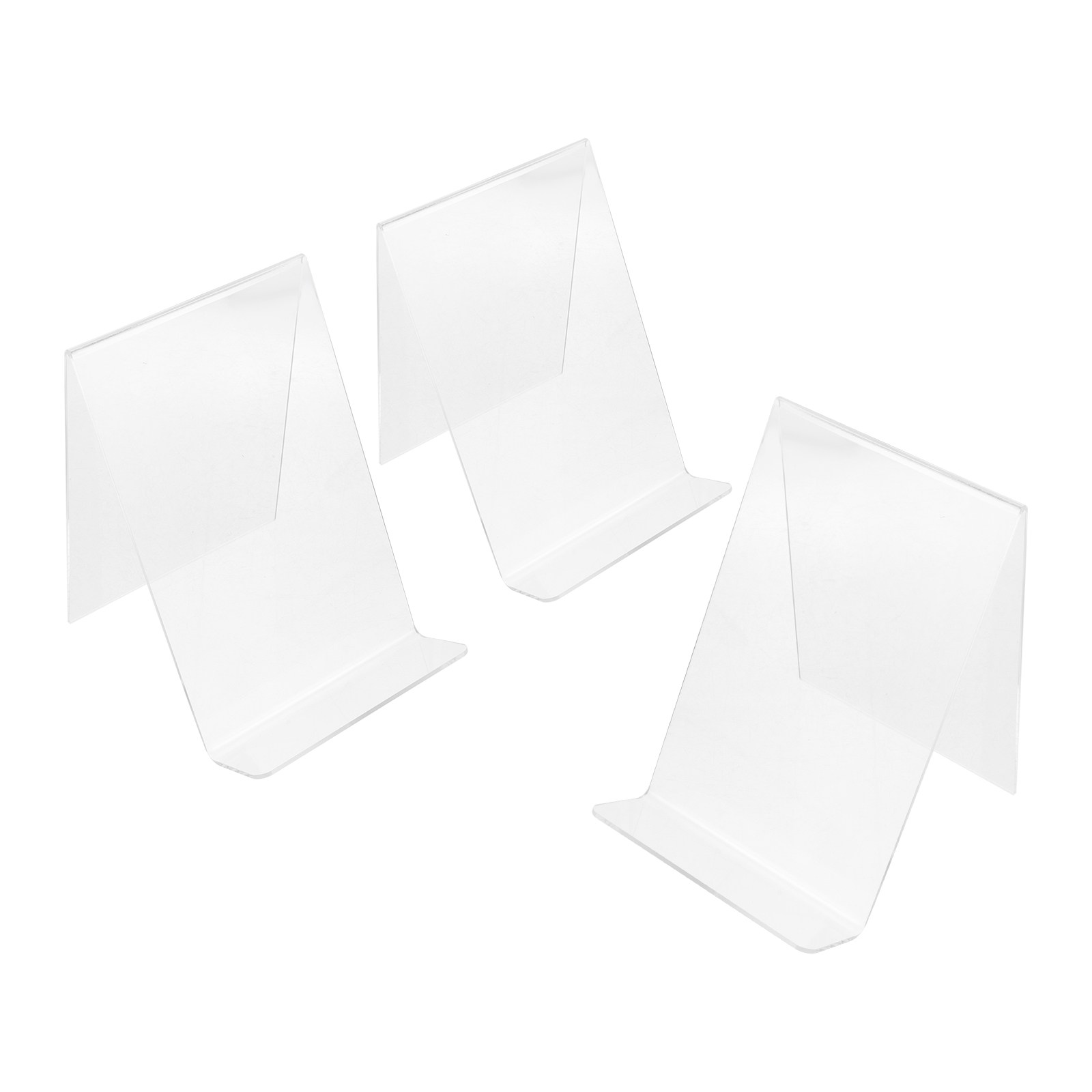 Clear Acrylic Book Stand Holder - 3-delige transparante acryl boekenstandaard houder, display