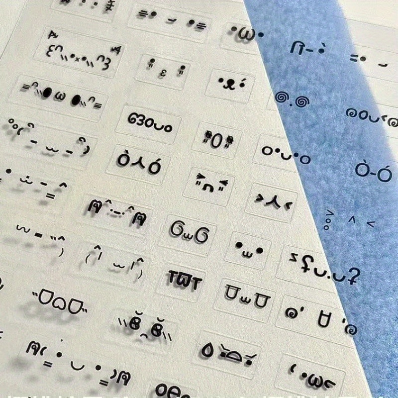 Blank Sheet Music Notebook - 10 vellen transparante scrapbookingstickers - schattig
