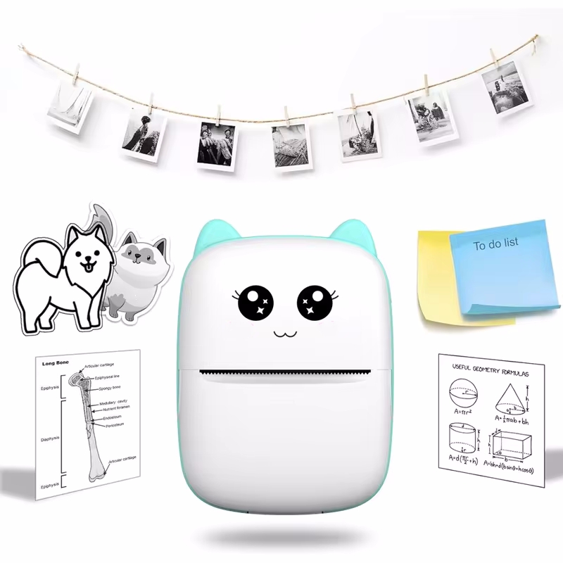 Mini draagbare thermische prin - Mini Pocket Thermal Printer Paper Roll recensie en prijs