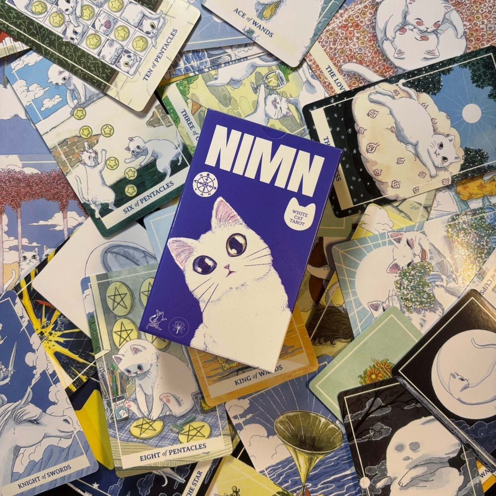 Grillige aquarel katten-tarotk - Tarot Deck With Guidebook recensie en prijs