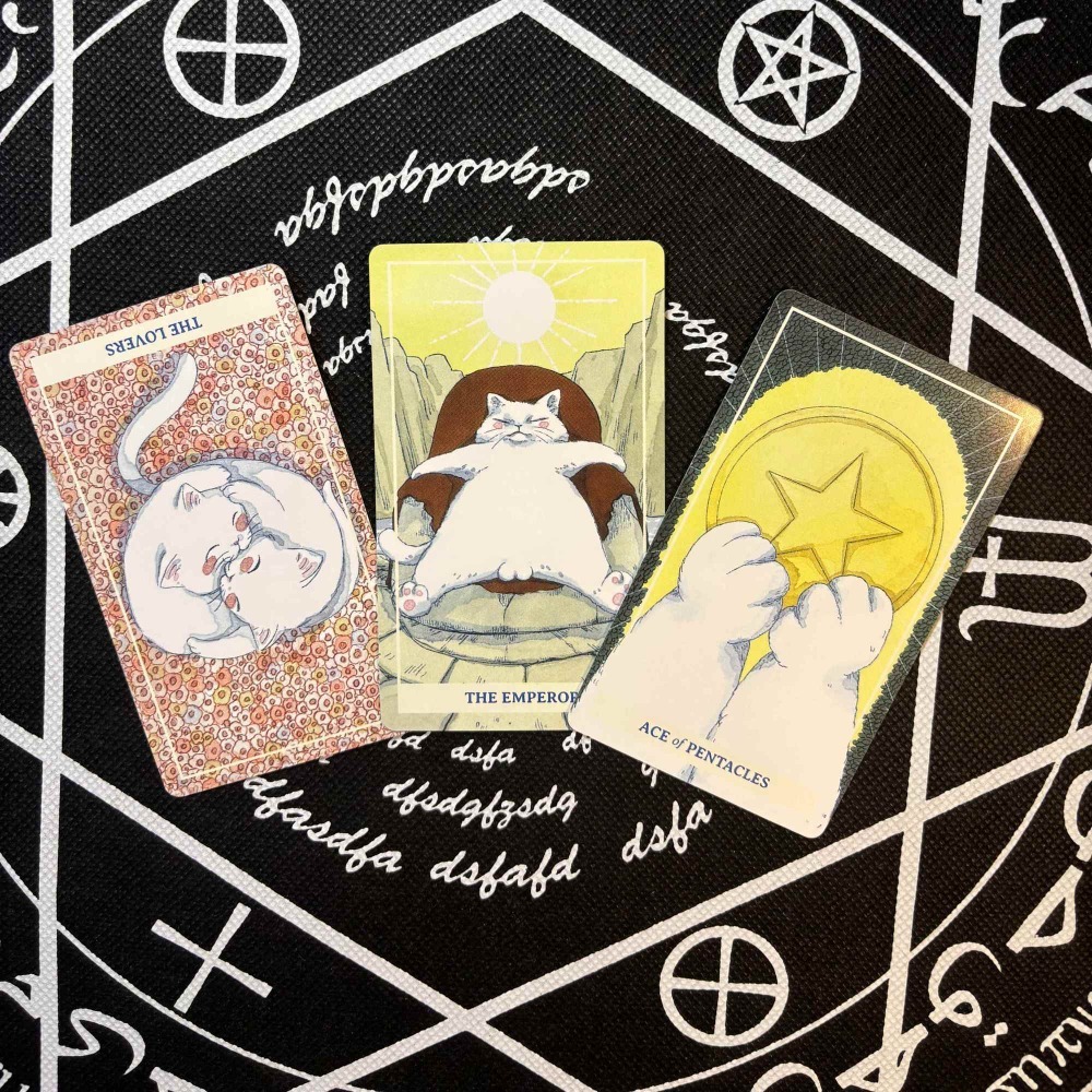 Grillige aquarel katten-tarotk - Tarot Deck With Guidebook recensie en prijs