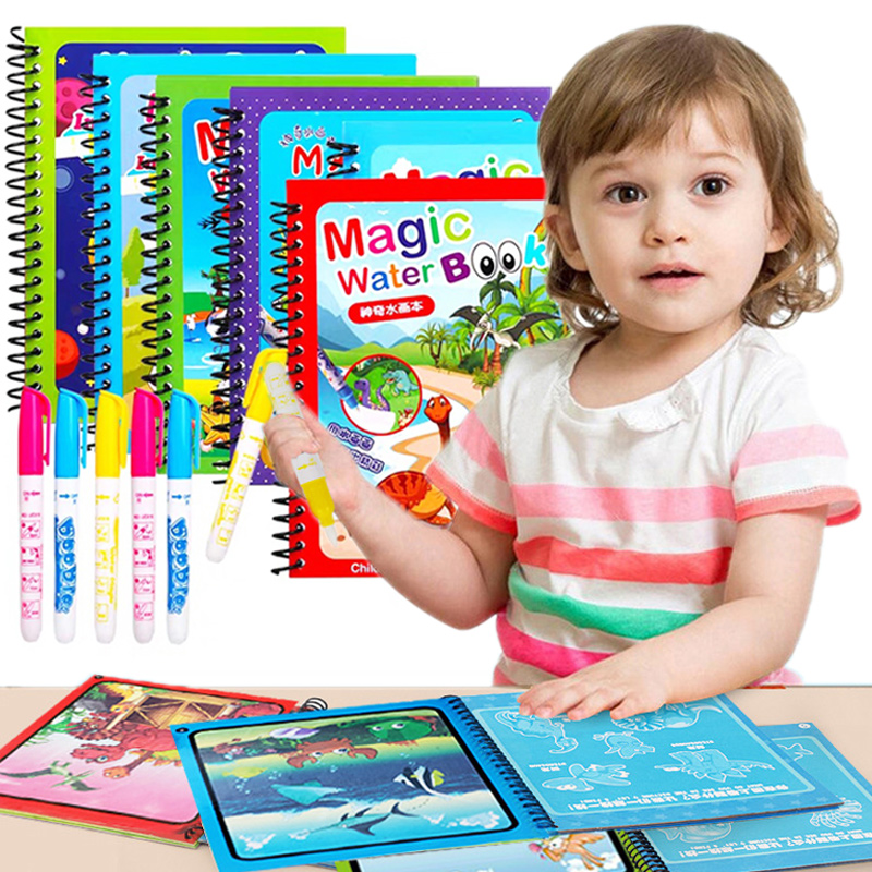 Montessori Speelgoed Herbruikb - Reusable Water Magic Coloring Book recensie en prijs