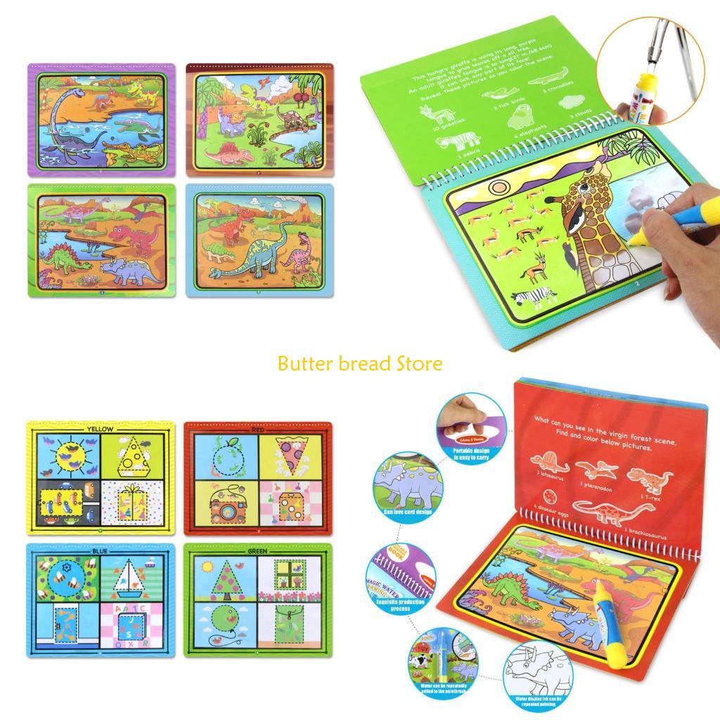 W89C Herbruikbaar magisch wate - Reusable Water Magic Coloring Book recensie en prijs