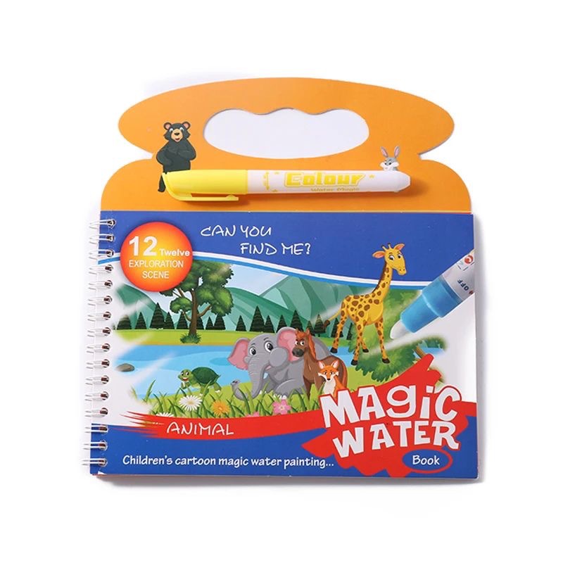 Magisch waterschilderboek voor - Reusable Water Magic Coloring Book recensie en prijs