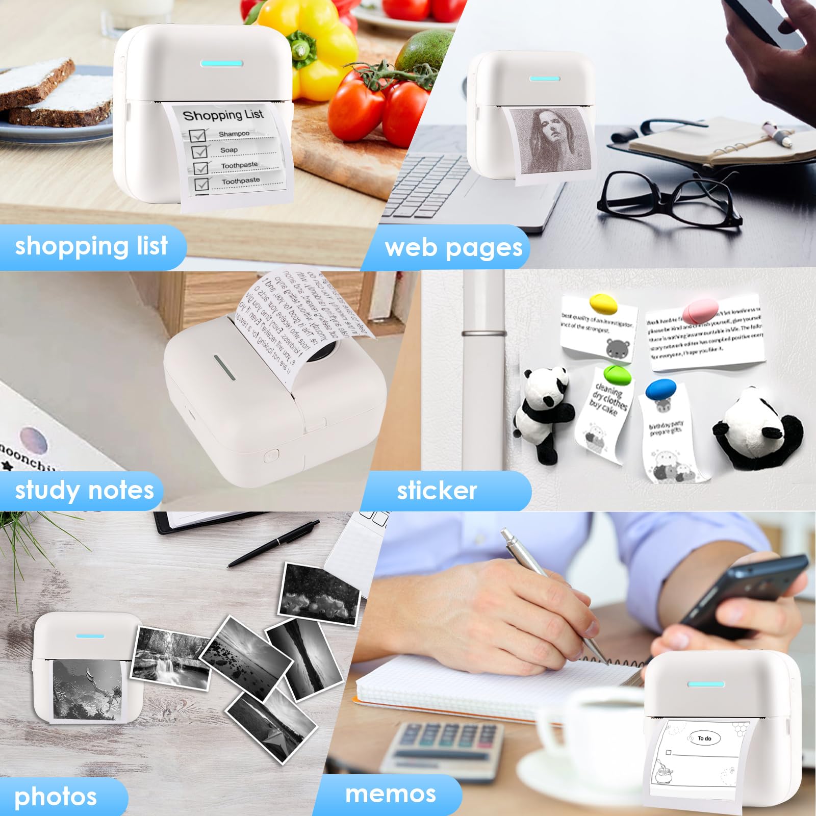 10 rollen thermisch inktloos p - Mini Pocket Thermal Printer Paper Roll recensie en prijs