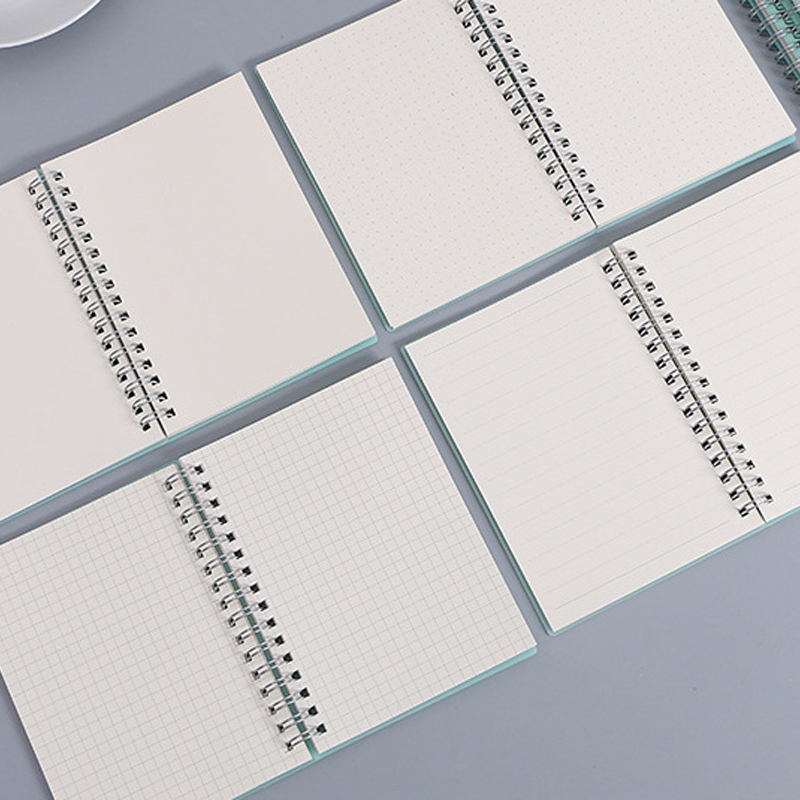 A6 A5 B5 A4 Groene Spiraal Boe - A5 Spiral Dotted Grid Notebook recensie en prijs