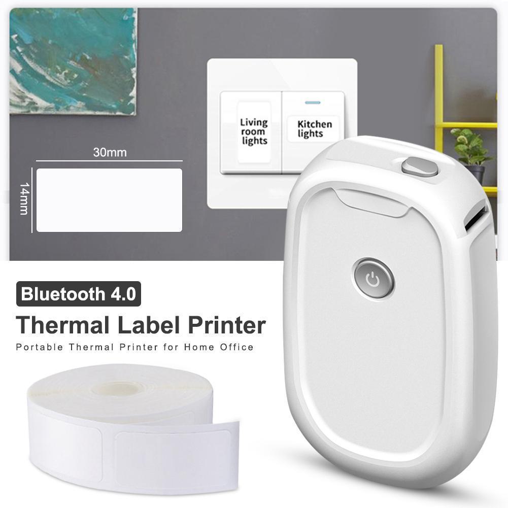 Draadloze Draagbare Label Make - Mini Pocket Thermal Printer Paper Roll recensie en prijs
