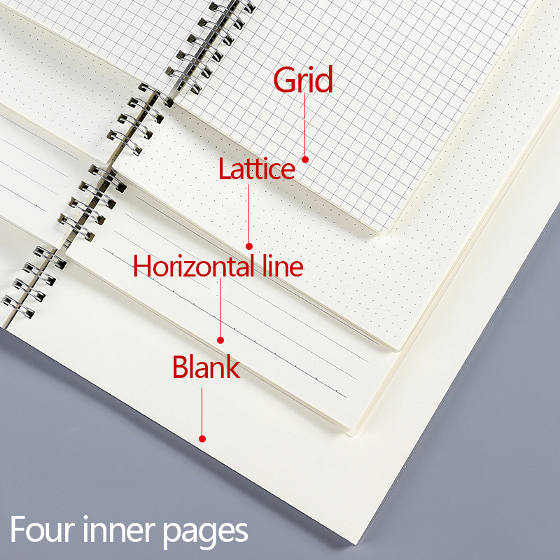 A5 A6 B5 Spiraal boek spoel No - A5 Spiral Dotted Grid Notebook recensie en prijs