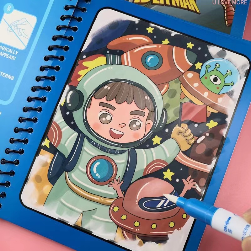 1 Stuks Magisch Boek Water Tek - Reusable Water Magic Coloring Book recensie en prijs