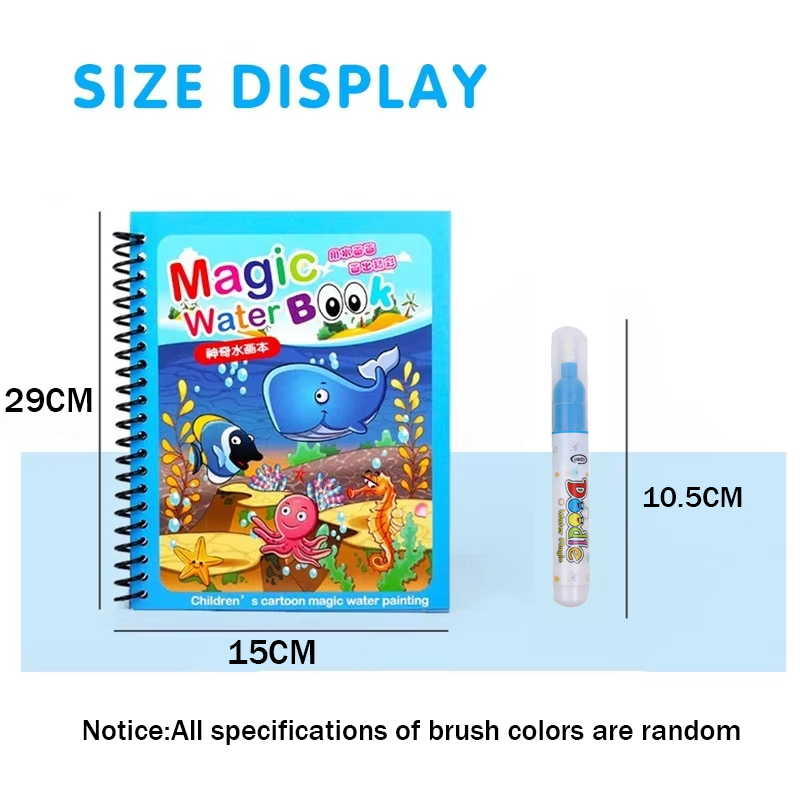 Cartoon Magic Water Drawing Bo - Reusable Water Magic Coloring Book recensie en prijs