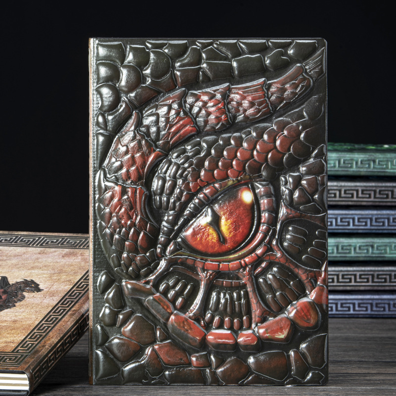 A5 Vintage Drakenreliëf Ledere - Vintage Leather Journal Notebook recensie en prijs
