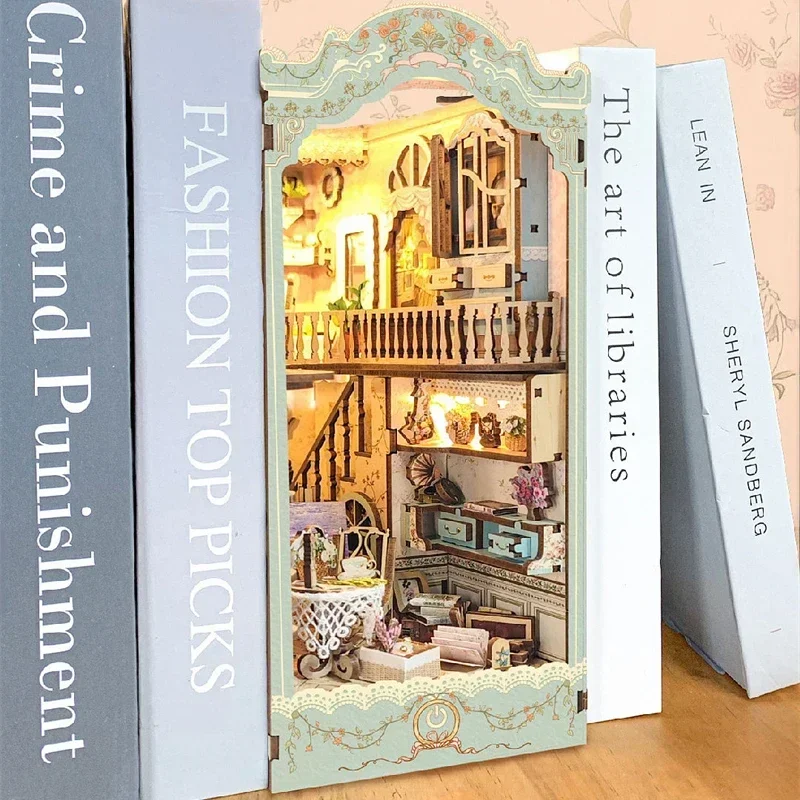 DIY Houten Pastorale Dagboek B - Diy Wooden Book Nook Kit Shelf Insert recensie en prijs