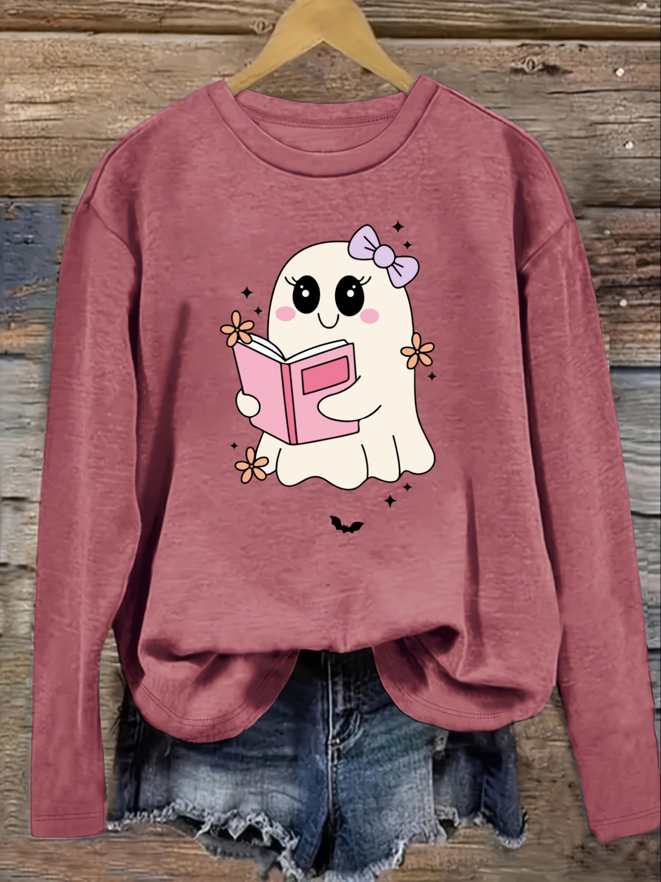 Dames Casual T-shirt met lange - Books recensie en prijs