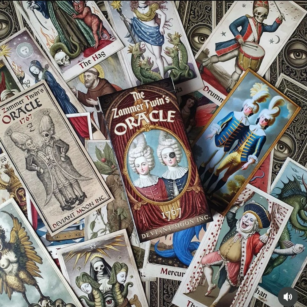 6 * 12 cm The Zammer Twins 1e  - Tarot Deck With Guidebook recensie en prijs