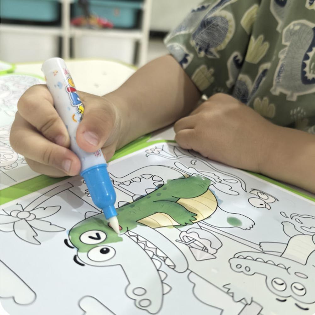 Opvouwbaar waterverfboek voor  - Reusable Water Magic Coloring Book recensie en prijs