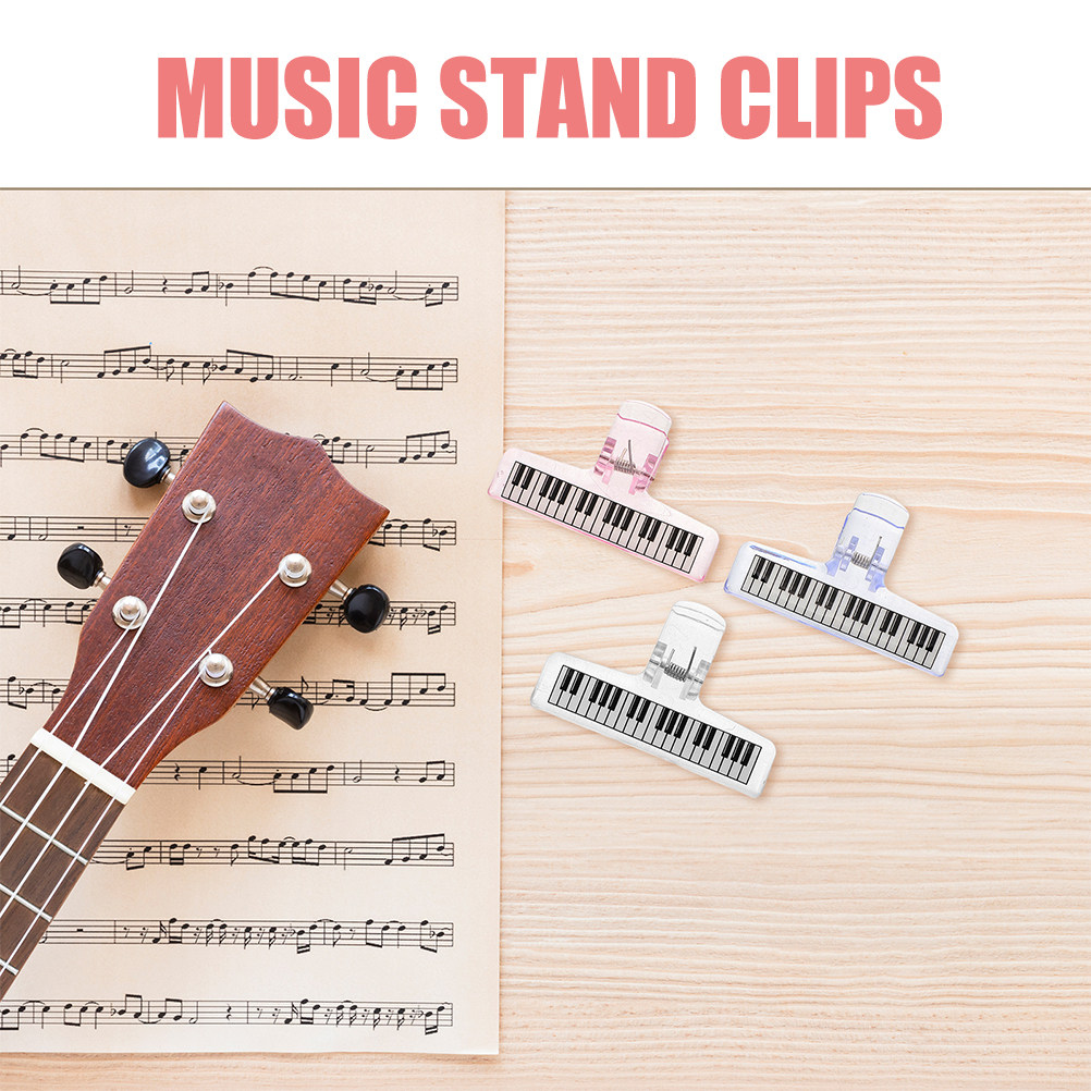 6 stuks muziekstandaardclips,  - Clear Acrylic Book Stand Holder recensie en prijs