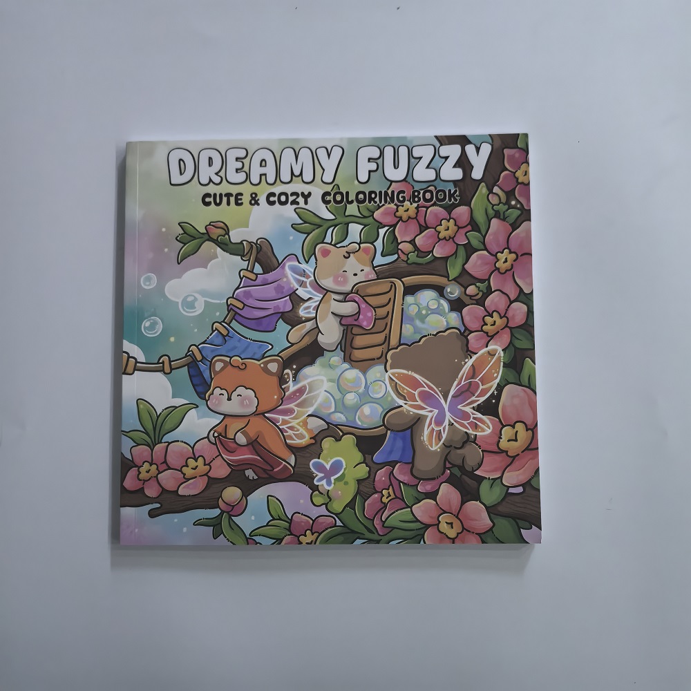 Dromerig Fuzzy Leuk en gezelli - Adult Coloring Book Stress Relief recensie en prijs