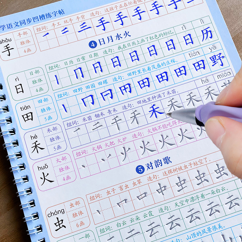 Het Schrift Kinderboek Leren S - Chinese Calligraphy Practice Book recensie en prijs