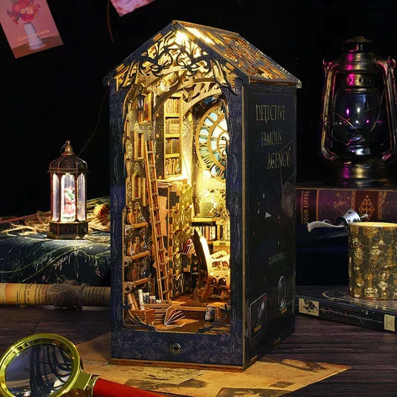 Retro DIY houten boekenhoek pl - Diy Wooden Book Nook Kit Shelf Insert recensie en prijs