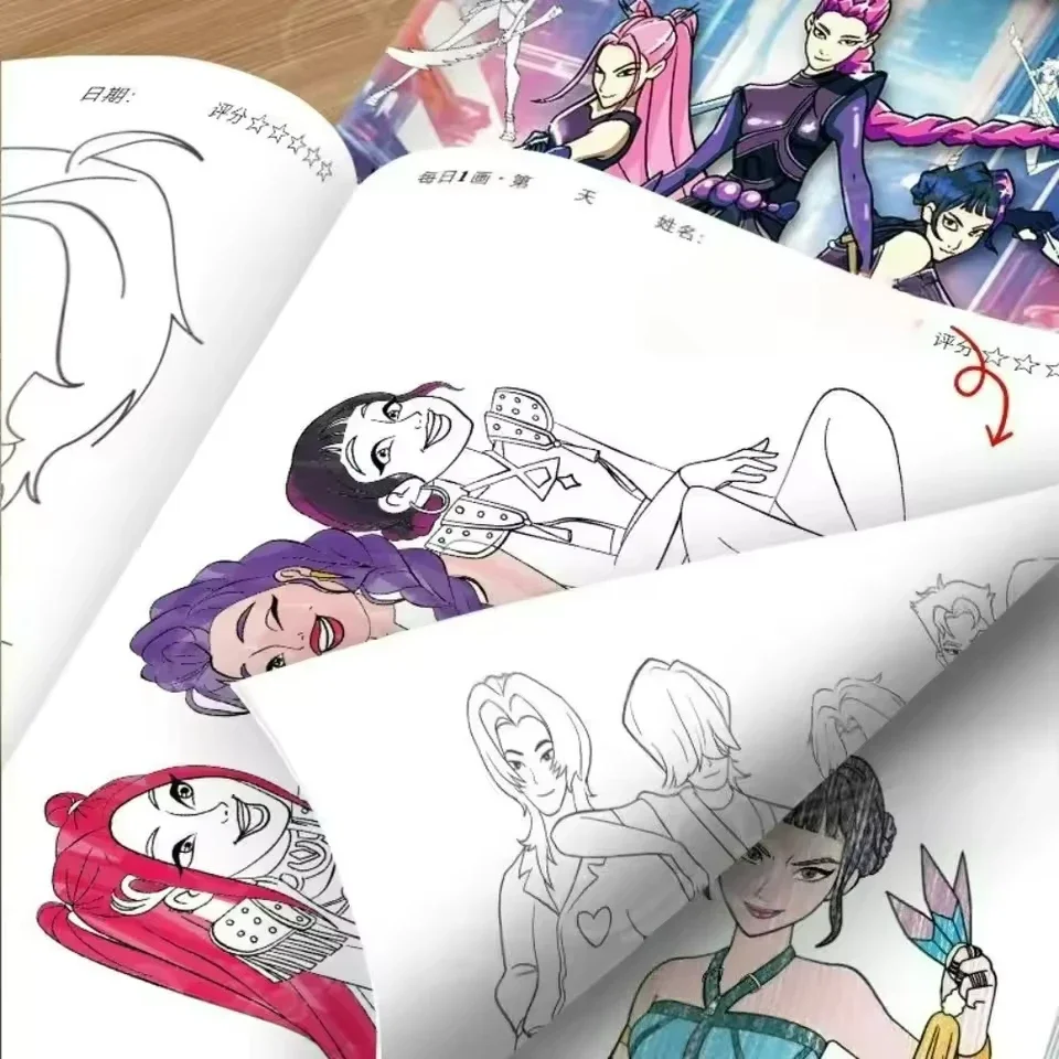 Anime Girls Lumi Mila Zoi Hunt - Adult Coloring Book Stress Relief recensie en prijs